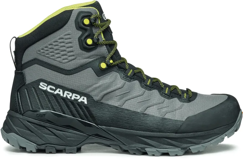 Scarpa Mens Rush TRK LT GTX Boots - Gray-Lime-1